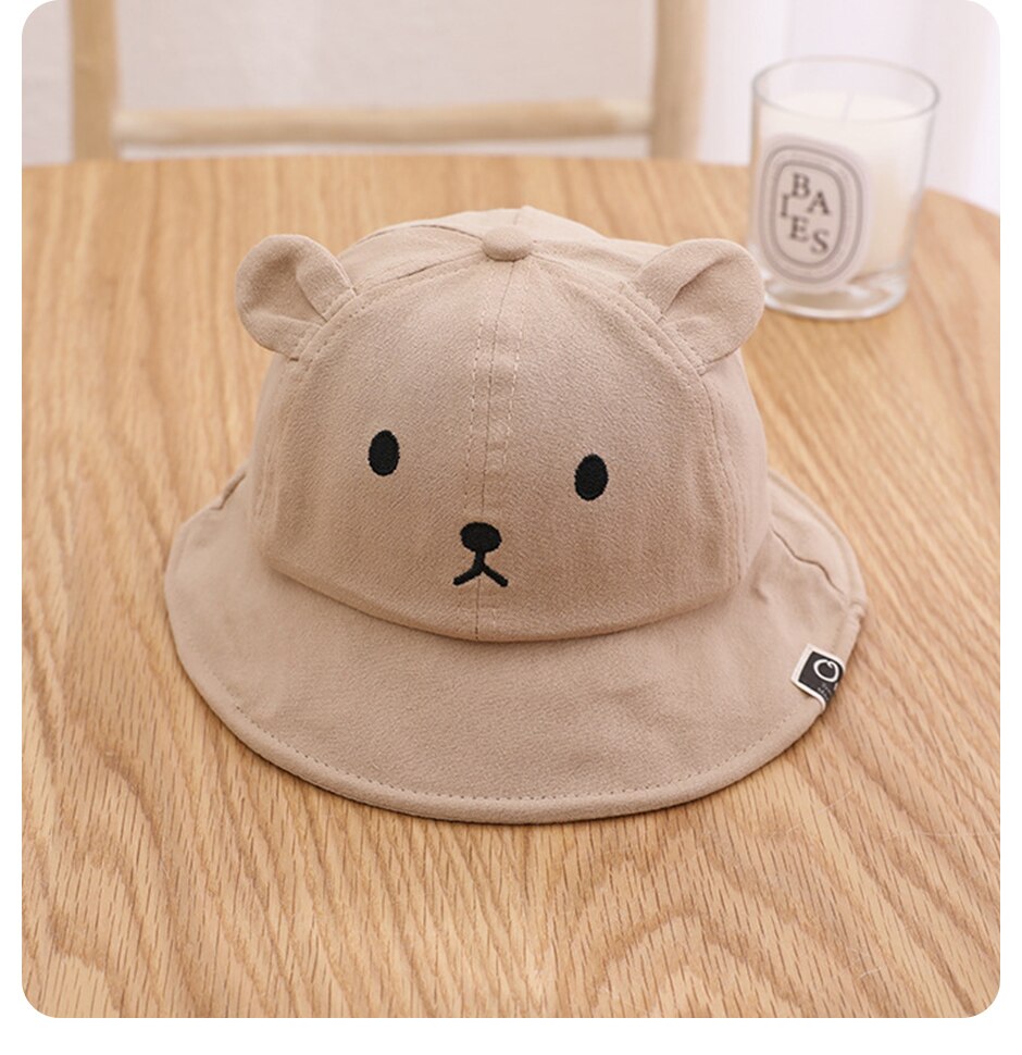 Cotton Kids Sun Hat Bear Unisex