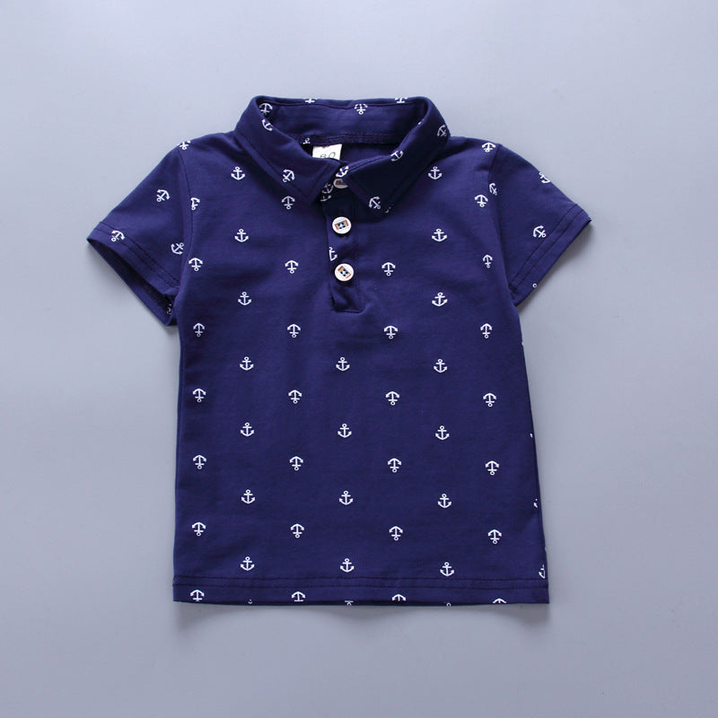 Boys 2 pcs Short Set (Nautical polo)