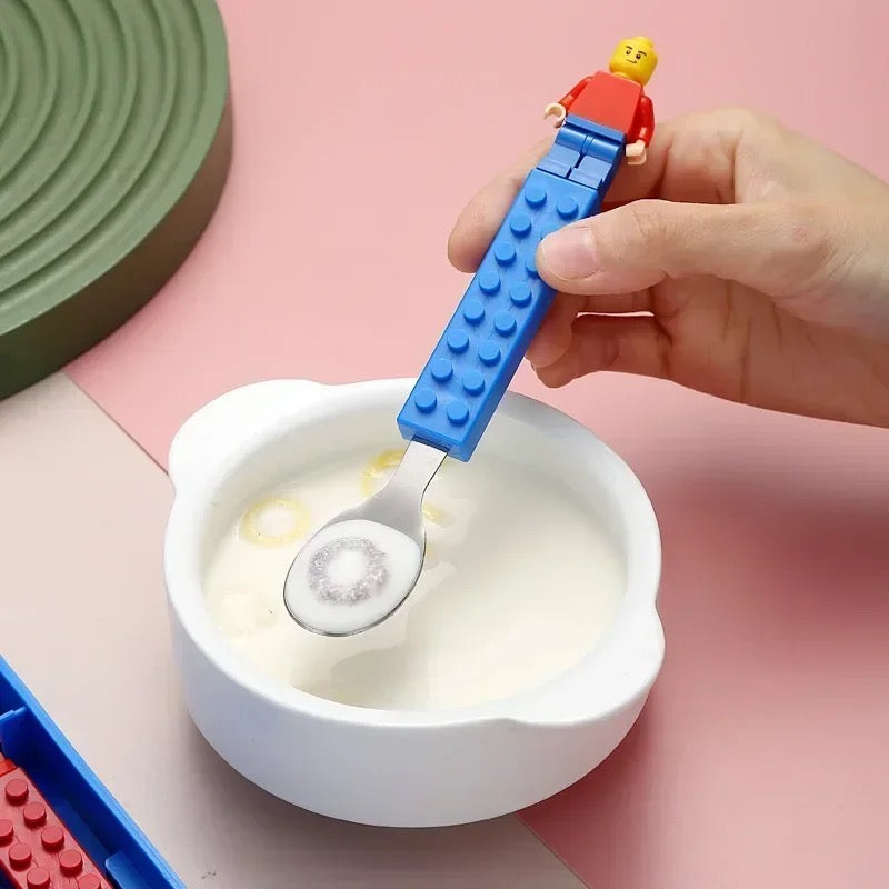 Kids cutlery( Lego-inspired)