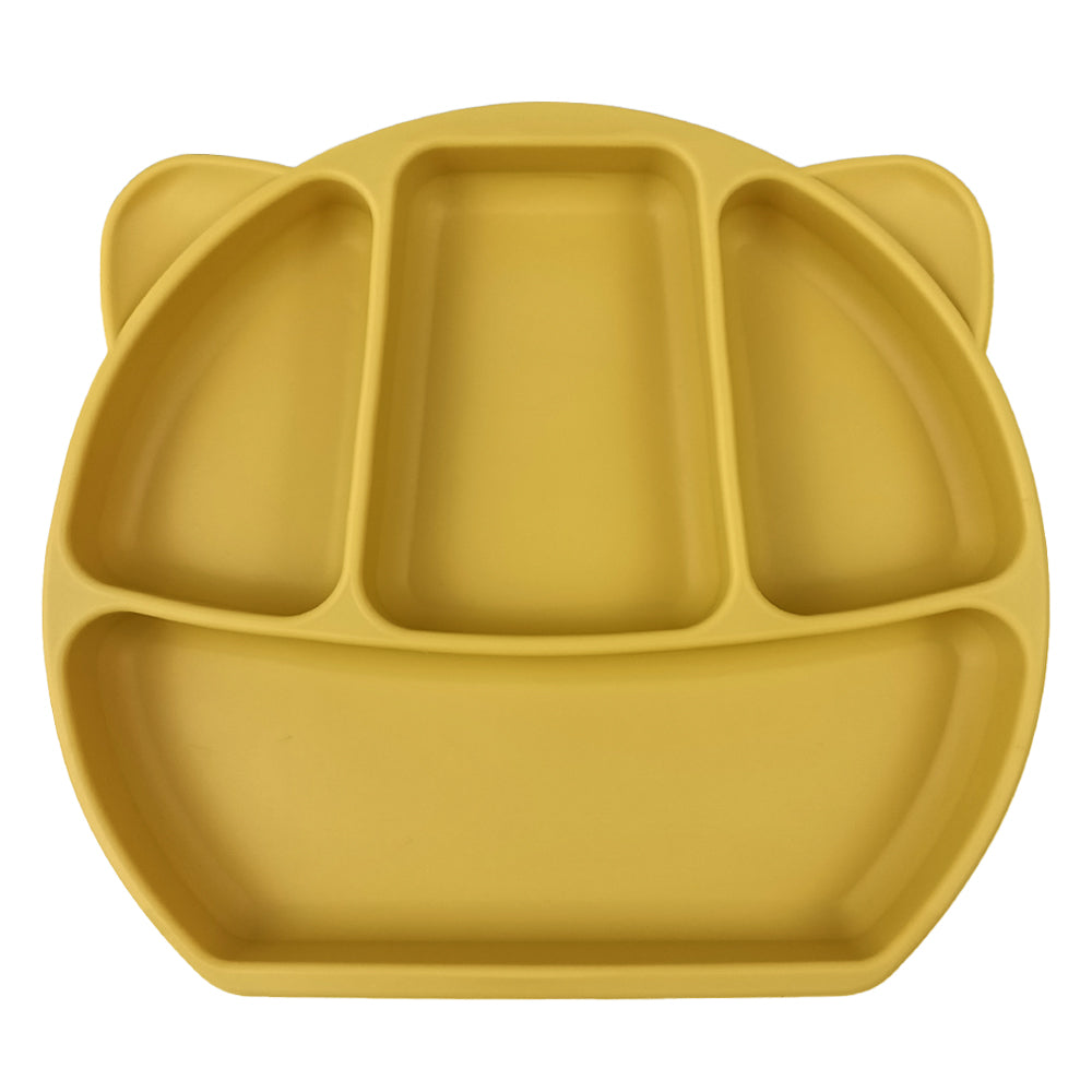 Silicone Bear Plate (Mustard)