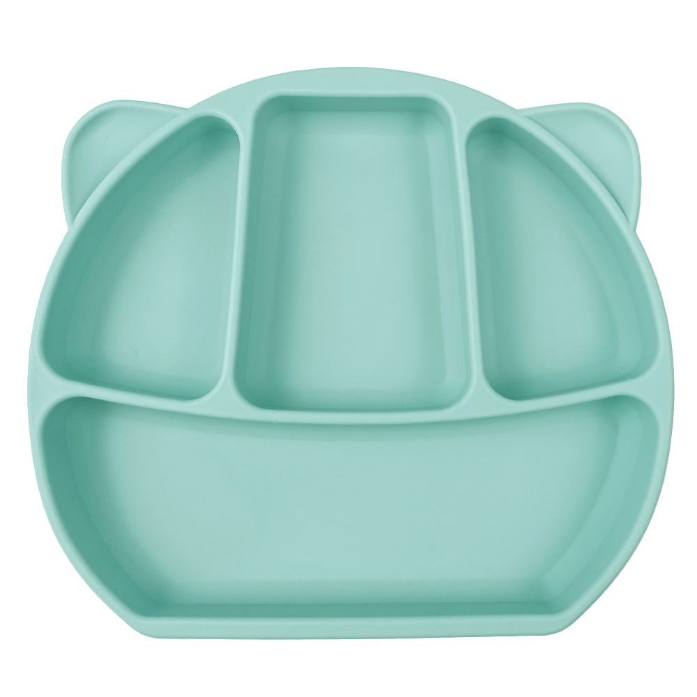 Silicone Bear Plate (Blue)