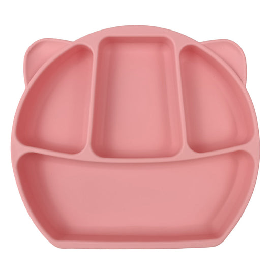 Silicone Bear Plate (Pink)