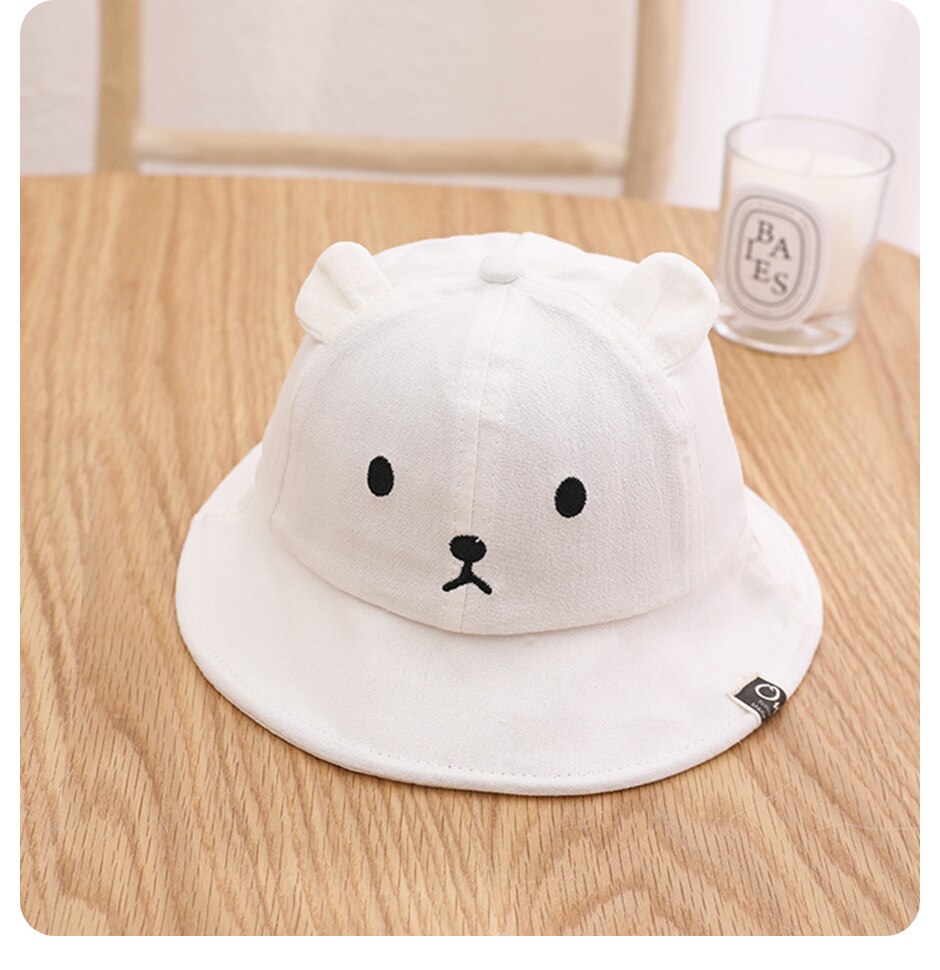 Cotton Kids Sun Hat Bear Unisex