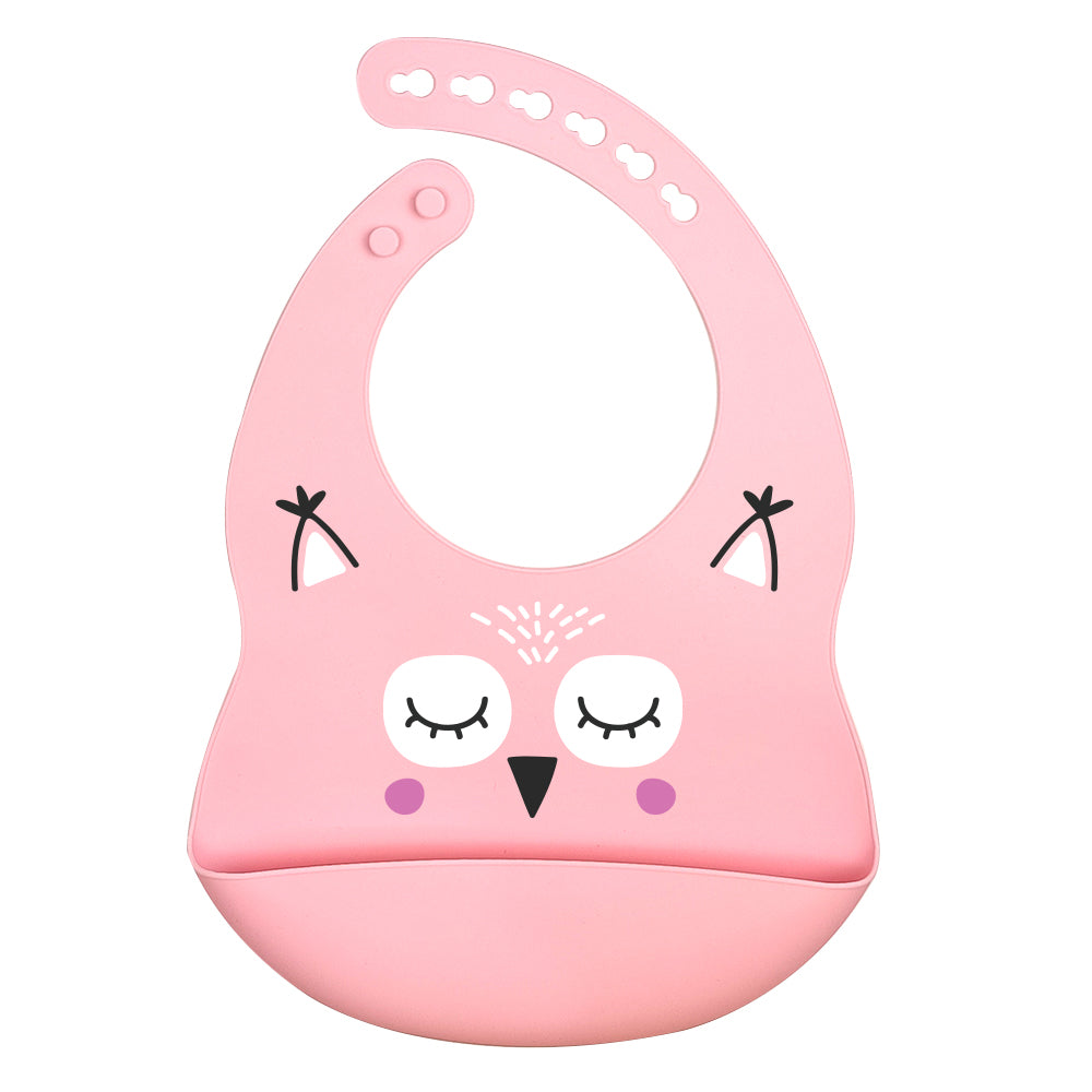 Baby Silicone Bibs Printed