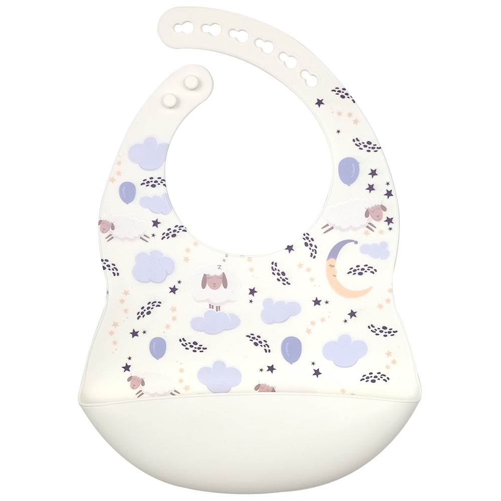 Baby Silicone Bibs Printed