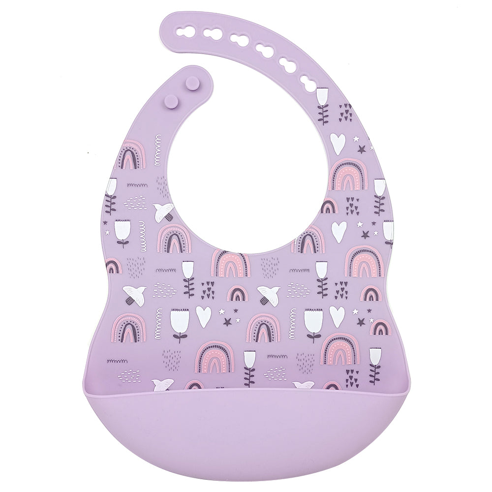 Baby Silicone Bibs Printed