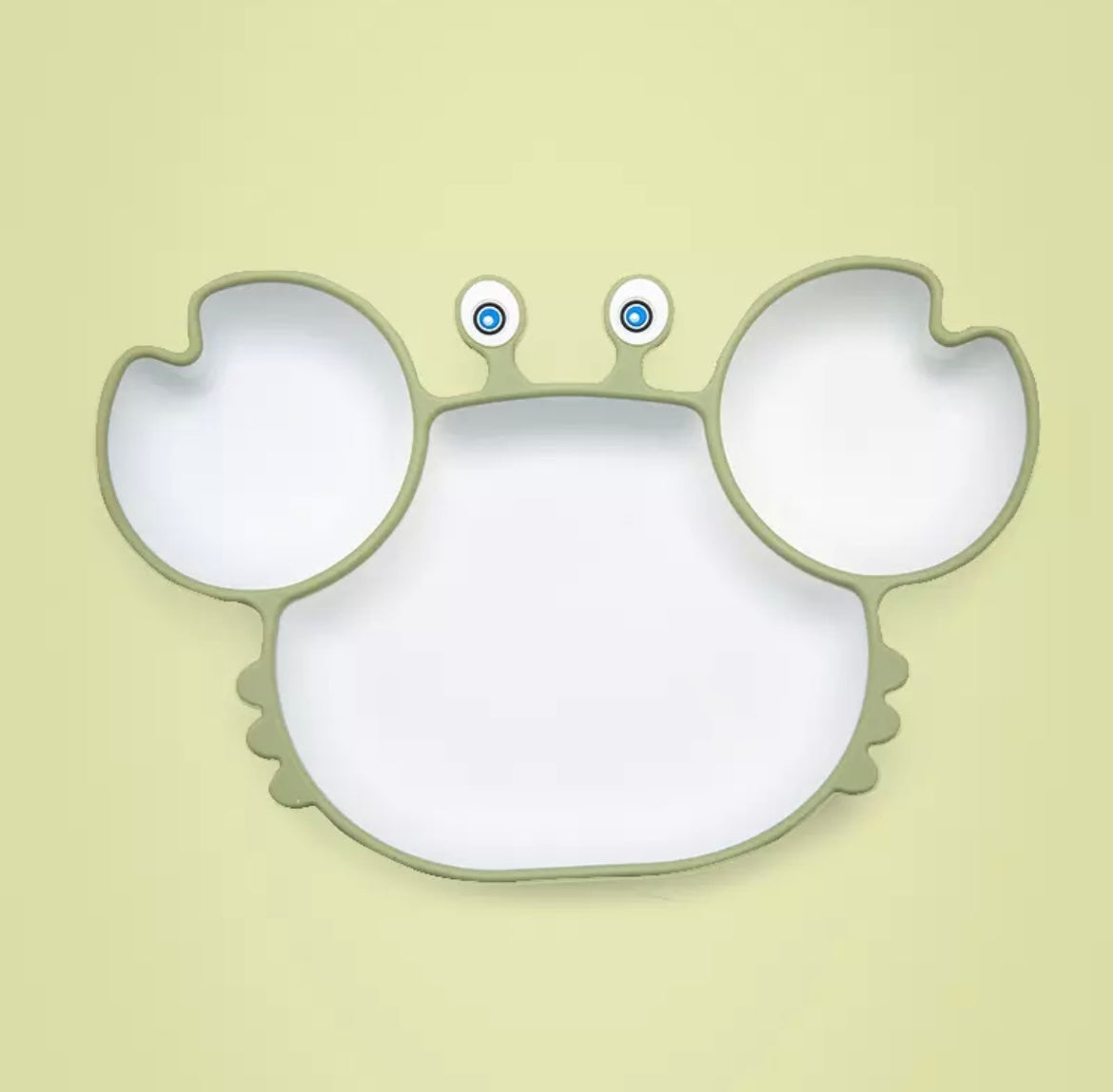 Silicone Baby Plate Crab